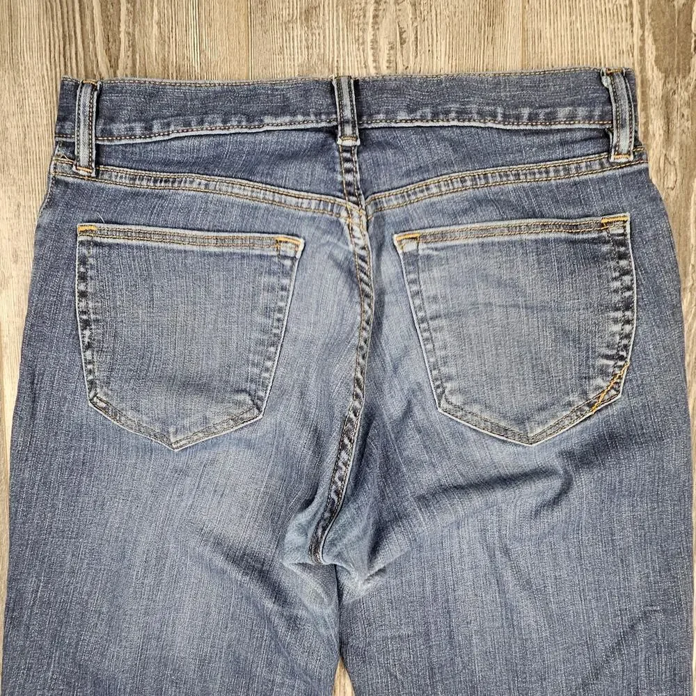 BANANA REPUBLIC MEN'S TAPERED COTTON BLEND RMD JEANS – MEDIUM WASH – SIZE 32×32